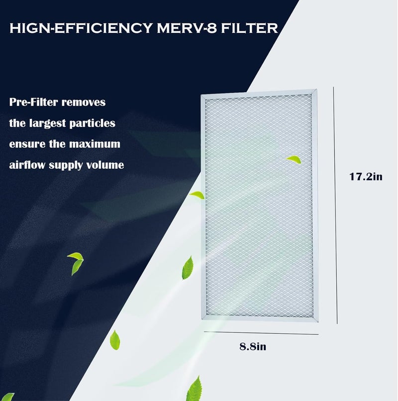 DAODEFUL MERV-8 HD55 Replacement Filter for AlorAir Basement Dehumidifier Sentinel HD55, HD55S, HDi65, HDi65S | 4-Pack High-Efficiency Filters for Cleaner - Image 4